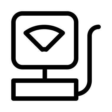  Ultrason simgesi, vektör illüstrasyonu  