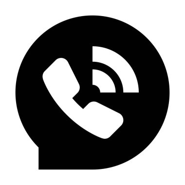 telefon simgesi, vektör illüstrasyonu