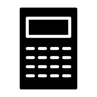 hesap makinesi simgesi, vektör illüstrasyonu