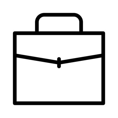 evrak çantası simgesi, vektör illüstrasyonu 