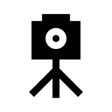 fotoğraf makinesi simgesi, vektör illüstrasyonu