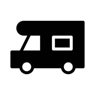 Van, kamyon simgesi, vektör 