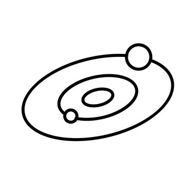 Galaxy Eğitim simgesi, vektör illüstrasyonu