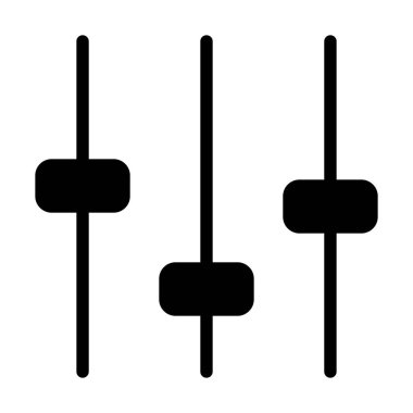 ayar simgesi, vektör illüstrasyonu