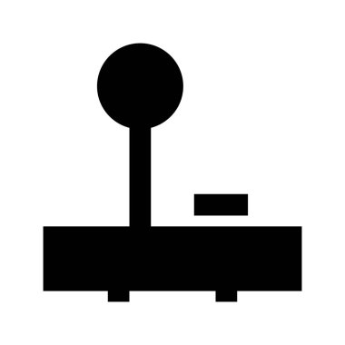 Joystick simgesi, vektör illüstrasyonu