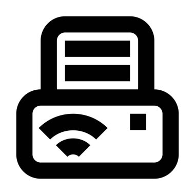 Yazıcı simgesi, vektör illüstrasyonu