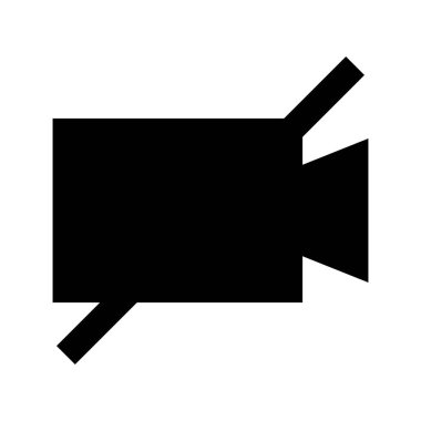 Video Kamera simgesi, vektör