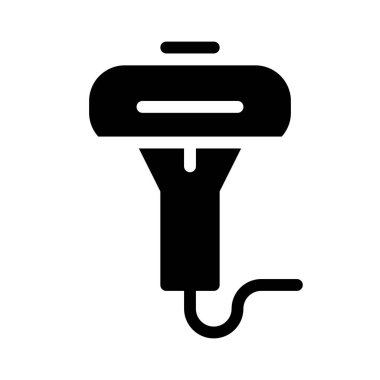 Barkod Tarayıcı simgesi, vektör illüstrasyonu