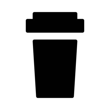 kahve simgesi, vektör illüstrasyonu