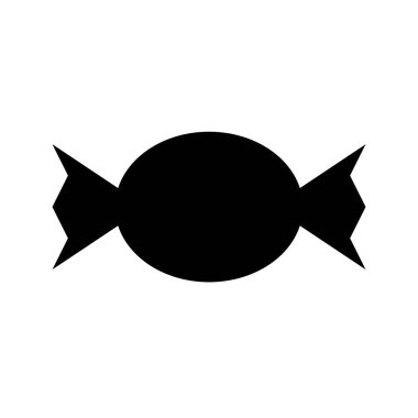 Şeker simgesi, vektör illüstrasyonu