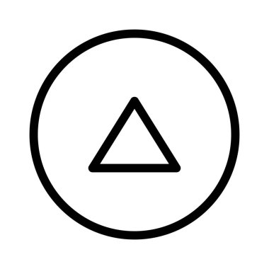  UP Küçük Ok simgesi, vektör illüstrasyonu  