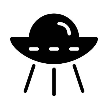 Ufo simgesi, vektör illüstrasyonu  