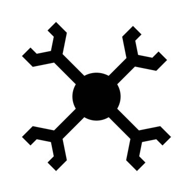 Molekül Eğitim simgesi, vektör illüstrasyonu