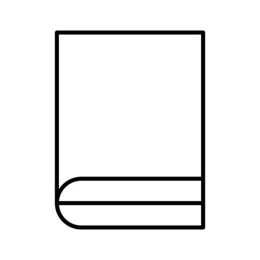 kitap simgesi, vektör illüstrasyonu