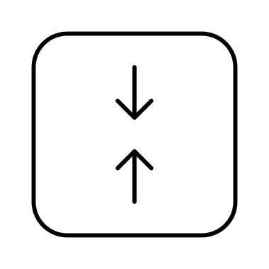 Sağ Küçük Ok Yön Taşı simgesi, vektör illüstrasyonu