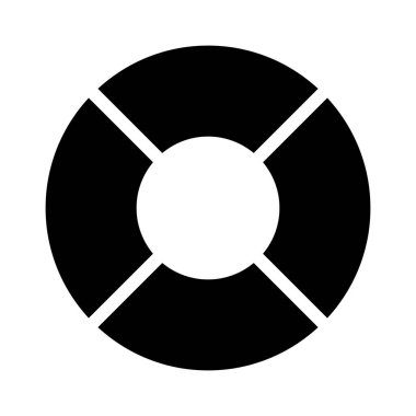 Kurtarma Yardım simgesi, vektör illüstrasyonu 