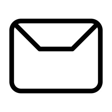 posta zarfı simgesi, vektör illüstrasyonu 
