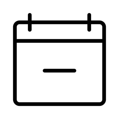 Takvim simgesi, vektör çizimi