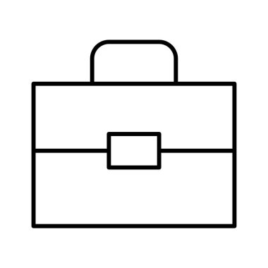 evrak çantası simgesi, vektör illüstrasyonu 