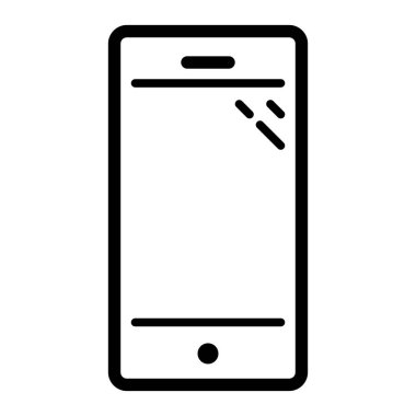 Smartphone Simgesi, vektör illüstrasyonu