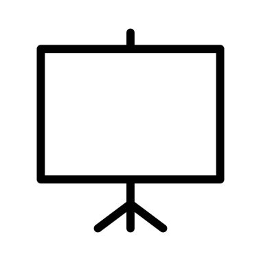  sunum simgesi, vektör illüstrasyonu   