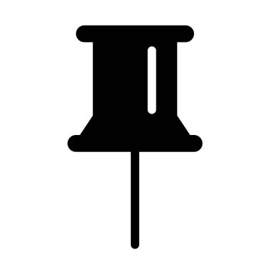  pin simgesi, vektör illüstrasyonu