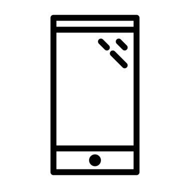 Smartphone Simgesi, vektör illüstrasyonu