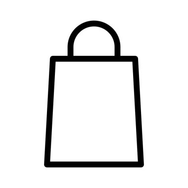Alışveriş simgesi, vektör illüstrasyonu