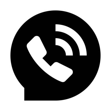 telefon simgesi, vektör illüstrasyonu