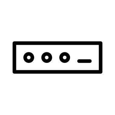 parola simgesi, vektör çizimi