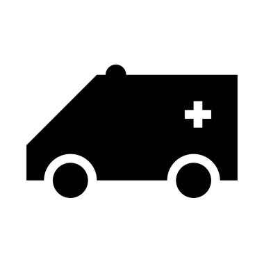 Acil Araç simgesi, vektör illüstrasyonu