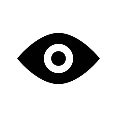 İnsan Gözü simgesi, vektör