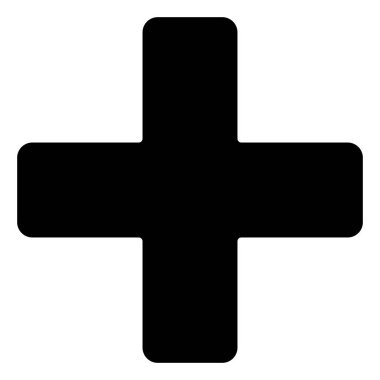 Çapraz simge, vektör çizimi