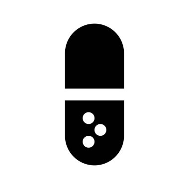 Hap simgesi, vektör illüstrasyonu