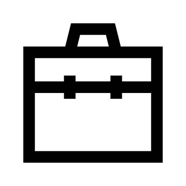 evrak çantası simgesi, vektör illüstrasyonu 