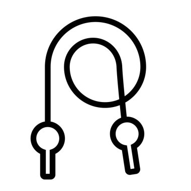 Atletizm simgesi, vektör illüstrasyonu