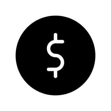 Dolar simgesi, vektör illüstrasyonu