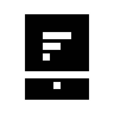 İstatistikler, Tablet Tablosu Grafik simgesi, vektör illüstrasyonu