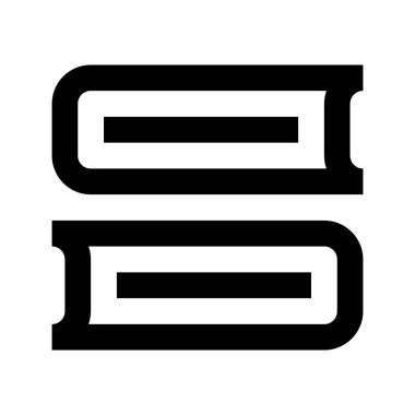 kitap simgesi, vektör illüstrasyonu