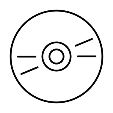 Disk simgesi, vektör çizimi