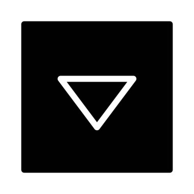 Aşağı Ok simgesi, vektör