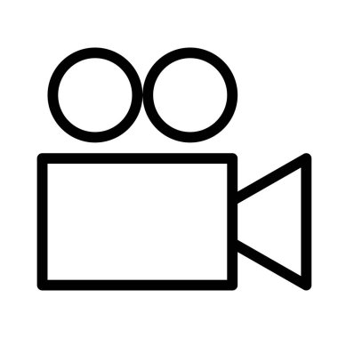 Video Kamera simgesi, vektör