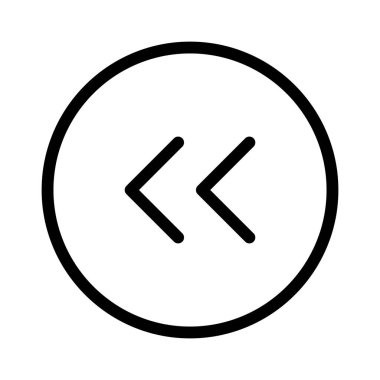 Simgeyi geri al, vektör illüstrasyonu 