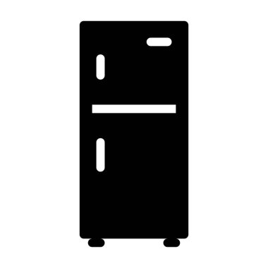 Buzdolabı simgesi, vektör çizimi