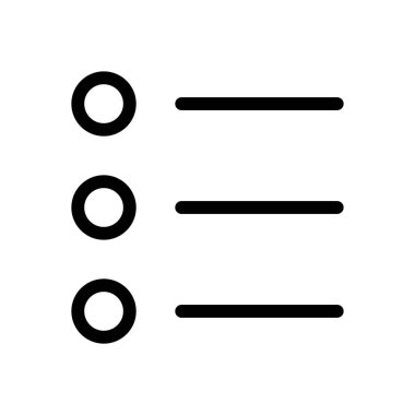 Storyboard Listesi simgesi, vektör illüstrasyonu