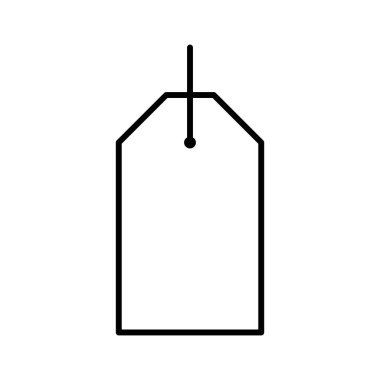 Alışveriş sembolü, satış etiketi simgesi, vektör illüstrasyonu