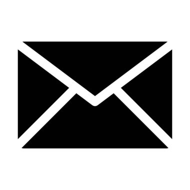 posta zarfı simgesi, vektör illüstrasyonu 