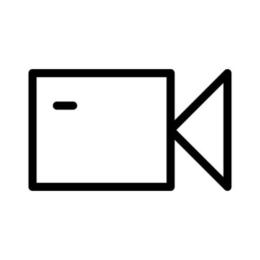 Video Kamera simgesi, vektör