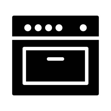  Fırın simgesi, vektör çizimi