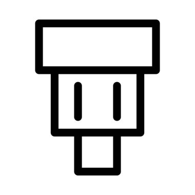 Lens Fotoğraf Kamerası simgesi, vektör